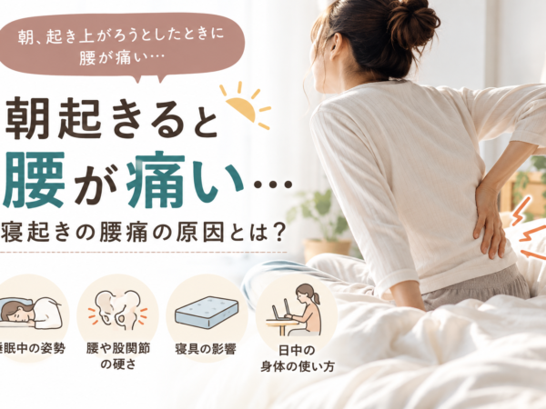 朝起きると腰が痛い…寝起きの腰痛の原因とは？